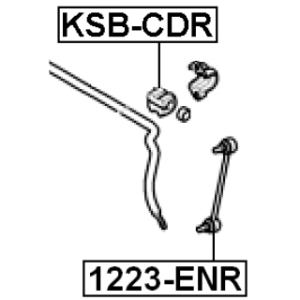 Mounting Stabiliser Bar - FEBEST KSBCDR