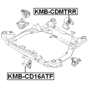 Mounting Engine - FEBEST KMBCD16ATF