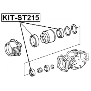 Gasket Set Differential - FEBEST KITST215
