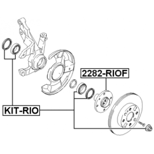 Wheel Bearing - FEBEST KITRIO