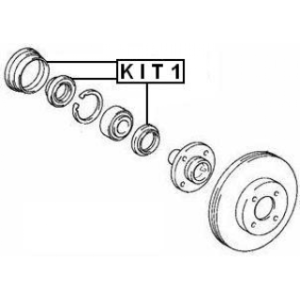 Seal Ring Wheel Hub - FEBEST KIT1