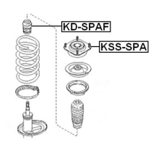 Rubber Buffer Suspension - FEBEST KDSPAF