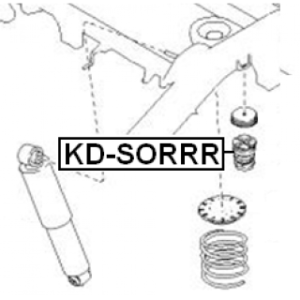 Rubber Buffer Suspension - FEBEST KDSORRR