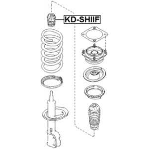 Rubber Buffer Suspension - FEBEST KDSHIIF