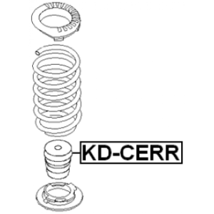 Rubber Buffer Suspension - FEBEST KDCERR