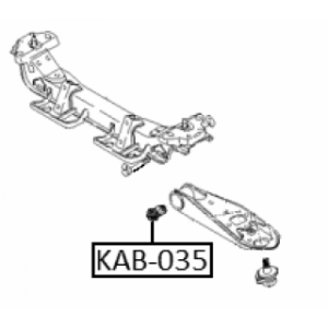 Mounting Control Trailing Arm - FEBEST KAB035