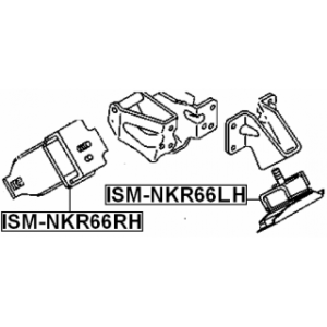 Mounting Engine - FEBEST ISMNKR66RH