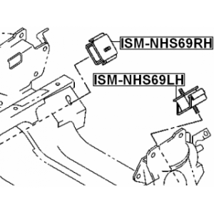 Mounting Engine - FEBEST ISMNHS69LH