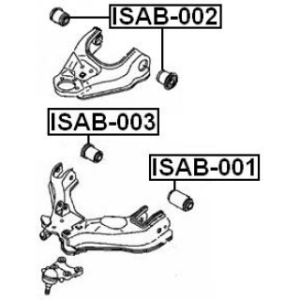 Mounting Control Trailing Arm - FEBEST ISAB001