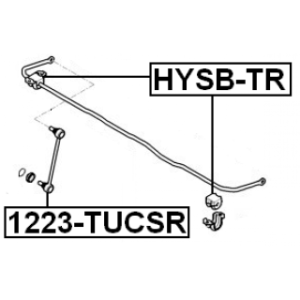 Mounting Stabiliser Bar - FEBEST HYSBTR