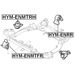 Mounting Engine - FEBEST HYMENMTRH