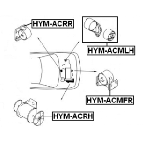 Mounting Engine - FEBEST HYMACMFR