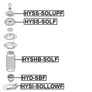 Rubber Buffer Suspension - FEBEST HYDSBF