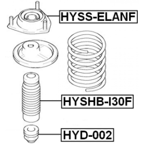 Rubber Buffer Suspension - FEBEST HYD002