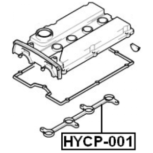 Seal Ring Spark Plug Shaft - FEBEST HYCP001