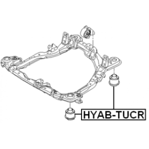 Bushing Axle Beam - FEBEST HYABTUCR