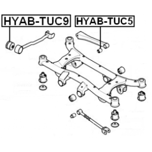 Mounting Control Trailing Arm - FEBEST HYABTUC9