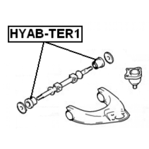 Mounting Control Trailing Arm - FEBEST HYABTER1