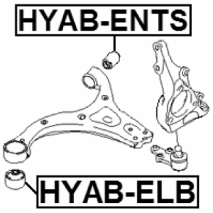 Mounting Control Trailing Arm - FEBEST HYABENTS