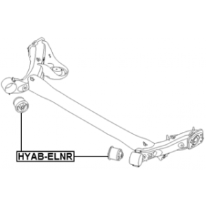 Bushing Axle Beam - FEBEST HYABELNR