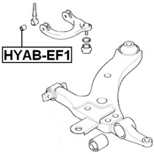 Mounting Control Trailing Arm - FEBEST HYABEF1