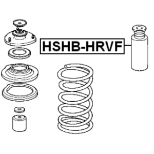 Protective Cap Bellow Shock Absorber - FEBEST HSHBHRVF