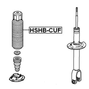 Protective Cap Bellow Shock Absorber - FEBEST HSHBCUF