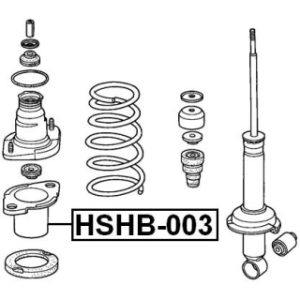 Protective Cap Bellow Shock Absorber - FEBEST HSHB003