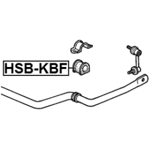 Mounting Stabiliser Bar - FEBEST HSBKBF