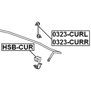 Mounting Stabiliser Bar - FEBEST HSBCUR