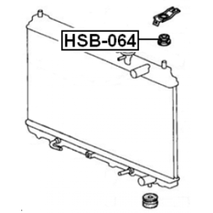 Mounting Radiator - FEBEST HSB064