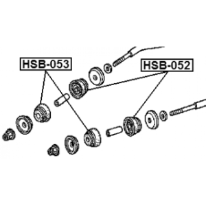 Mounting Control Trailing Arm - FEBEST HSB053