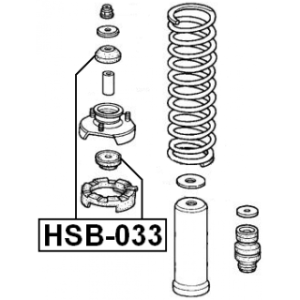 Spacer Bush Shock Absorber - FEBEST HSB033