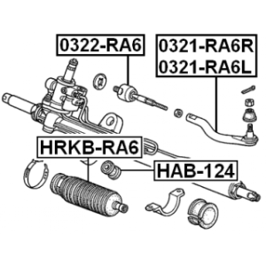 Bellow Steering - FEBEST HRKBRA6