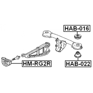Mounting Differential - FEBEST HMRG2R