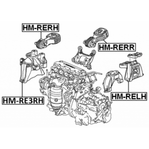 Mounting Engine - FEBEST HMRELH