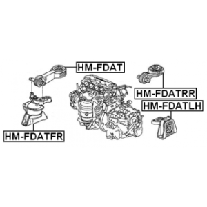 Mounting Engine - FEBEST HMFDATFR