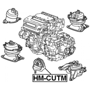 Mounting Automatic Transmission - FEBEST HMCUTM