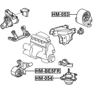 Mounting Engine - FEBEST HMBE5FR