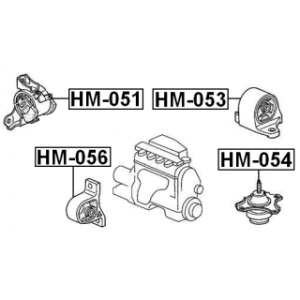 Mounting Engine - FEBEST HM054