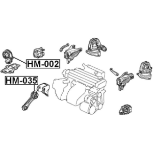 Mounting Engine - FEBEST HM035