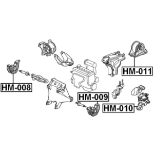 Mounting Engine - FEBEST HM009
