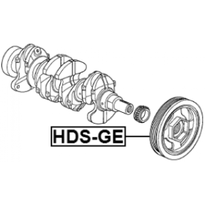 Belt Pulley Crankshaft - FEBEST HDSGE