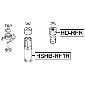 Rubber Buffer Suspension - FEBEST HDRFR