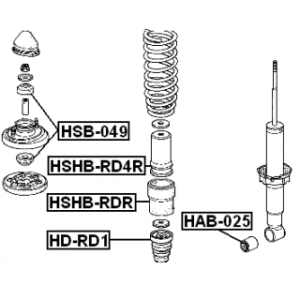 Rubber Buffer Suspension - FEBEST HDRD1