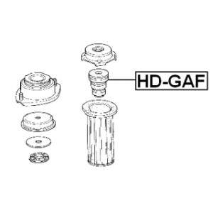 Rubber Buffer Suspension - FEBEST HDGAF