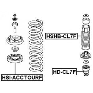 Rubber Buffer Suspension - FEBEST HDCL7F