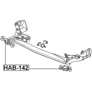 Mounting Control Trailing Arm - FEBEST HAB142