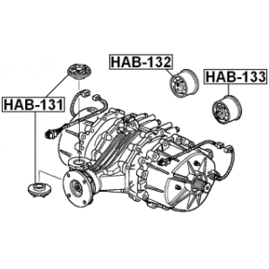 Mounting Differential - FEBEST HAB131