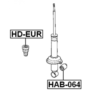 Bush Shock Absorber - FEBEST HAB064